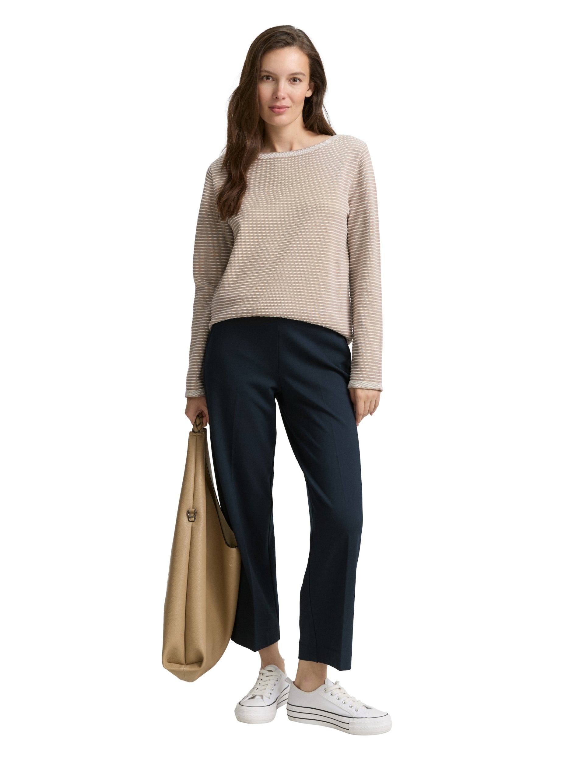 TOM TAILOR CASUAL WOMEN knit pullover with bubbl Freizeitpullover TOM TAILOR CASUAL WOMEN