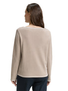 TOM TAILOR CASUAL WOMEN knit pullover with bubbl Freizeitpullover TOM TAILOR CASUAL WOMEN