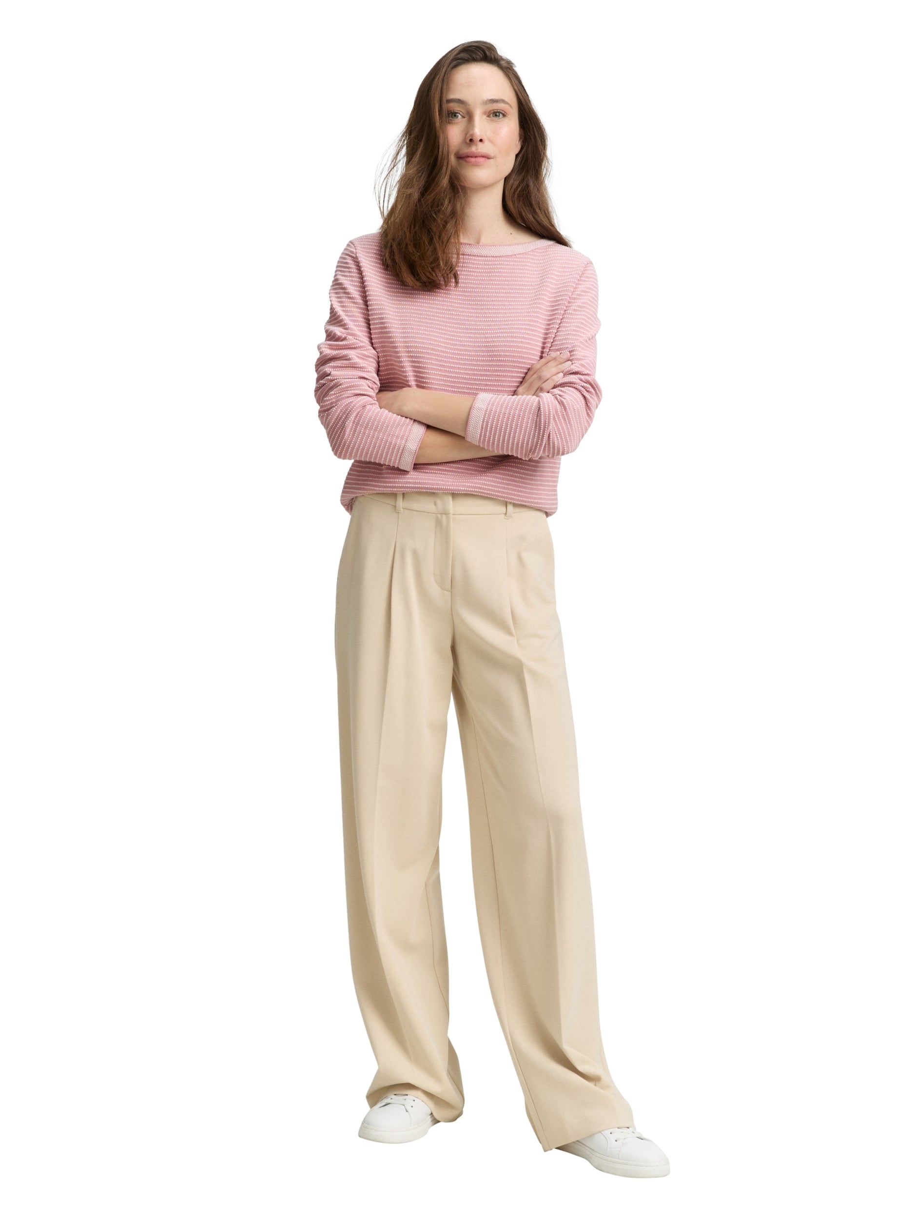 TOM TAILOR CASUAL WOMEN knit pullover with bubbl Freizeitpullover TOM TAILOR CASUAL WOMEN