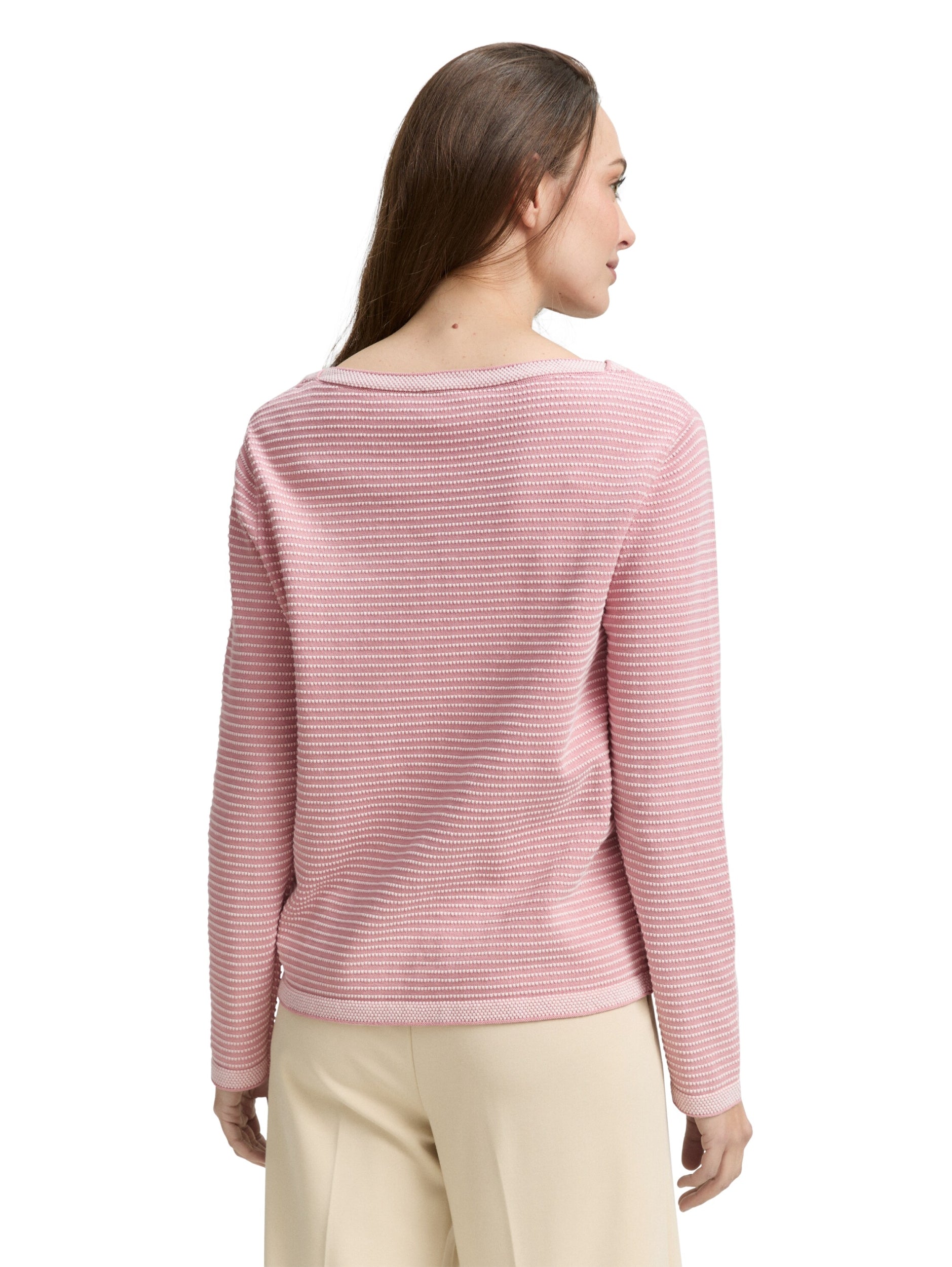 TOM TAILOR CASUAL WOMEN knit pullover with bubbl Freizeitpullover TOM TAILOR CASUAL WOMEN