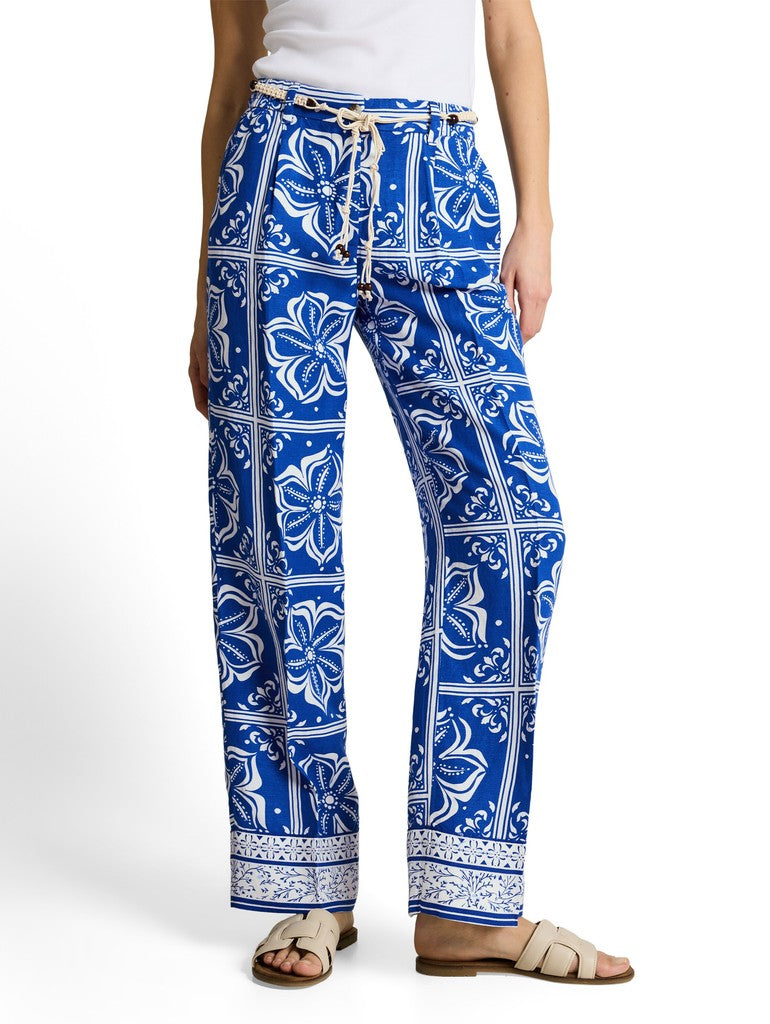 TOM TAILOR CASUAL WOMEN linen wide leg pants Freizeithosen TOM TAILOR CASUAL WOMEN