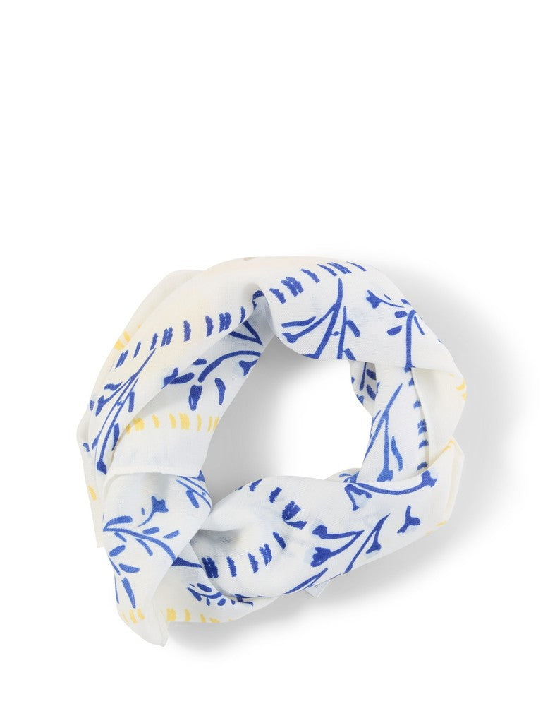TOM TAILOR CASUAL WOMEN printed square scarf Schals TOM TAILOR CASUAL WOMEN lemon flower print ONE SIZE