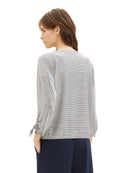 TOM TAILOR DENIM WOMEN STRUCTURED STRIPE T-SHIRT NOS Freizeitshirts /-blusen TOM TAILOR DENIM WOMEN