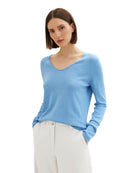 TOM TAILOR CASUAL WOMEN Sweater Basic V-Neck NOS Freizeitpullover TOM TAILOR CASUAL WOMEN