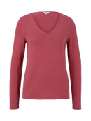 TOM TAILOR CASUAL WOMEN Sweater Basic V-Neck NOS