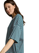 TOM TAILOR CASUAL WOMEN T-schirt oversized stripe Freizeitshirts /-hemden TOM TAILOR CASUAL WOMEN