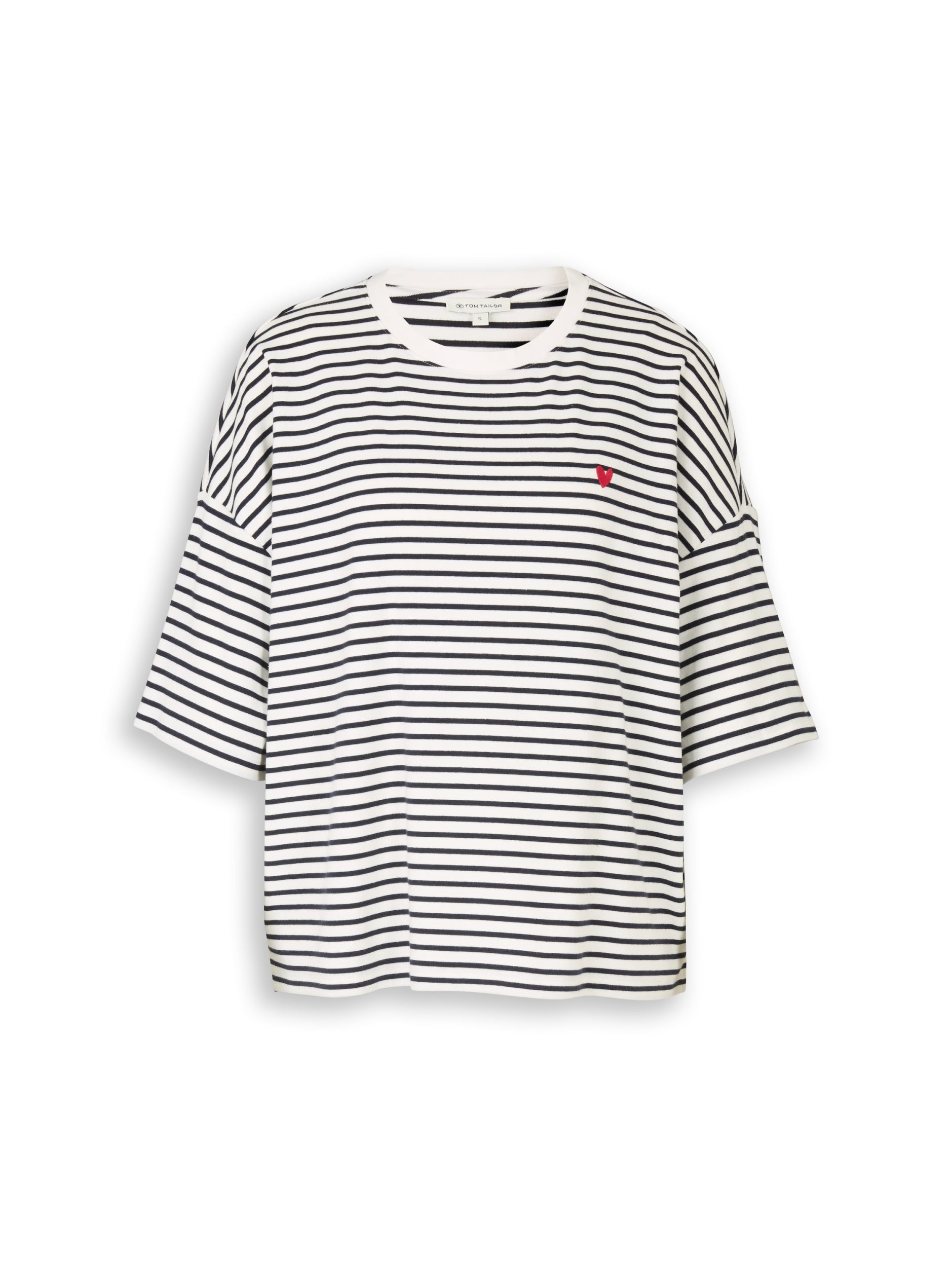 TOM TAILOR CASUAL WOMEN T-schirt oversized stripe Freizeitshirts /-hemden TOM TAILOR CASUAL WOMEN 39840 XS