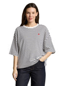 TOM TAILOR CASUAL WOMEN T-schirt oversized stripe Freizeitshirts /-hemden TOM TAILOR CASUAL WOMEN