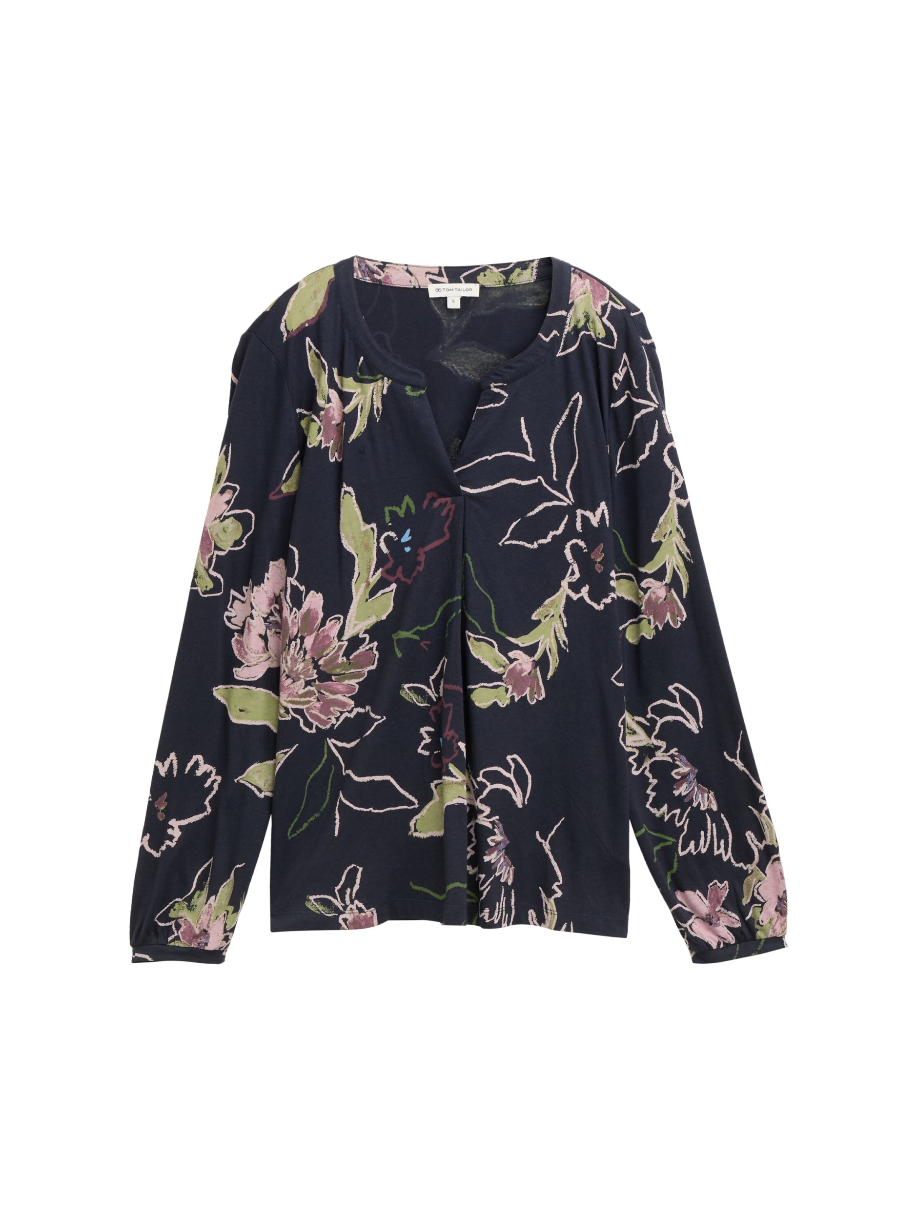TOM TAILOR CASUAL WOMEN T-shirt alloverprinted Freizeitshirts /-hemden TOM TAILOR CASUAL WOMEN 38400 S