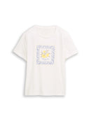 TOM TAILOR CASUAL WOMEN T-shirt basic crew neck print Freizeitshirts /-hemden TOM TAILOR CASUAL WOMEN 10332 S
