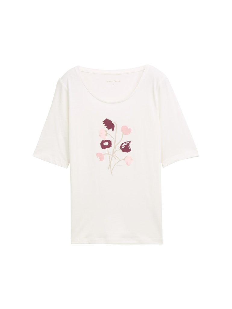 TOM TAILOR CASUAL WOMEN T-shirt basic with print Freizeitshirts /-hemden TOM TAILOR CASUAL WOMEN 10332 S