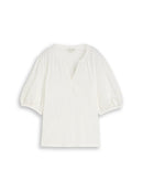 TOM TAILOR CASUAL WOMEN T-Shirt blouse with laces Freizeitshirts /-hemden TOM TAILOR CASUAL WOMEN 10315 S