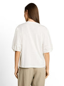 TOM TAILOR CASUAL WOMEN T-Shirt blouse with laces Freizeitshirts /-hemden TOM TAILOR CASUAL WOMEN