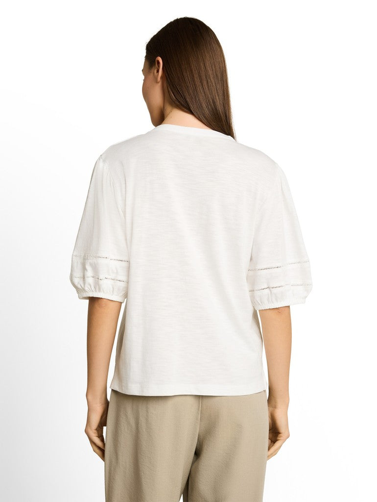 TOM TAILOR CASUAL WOMEN T-Shirt blouse with laces Freizeitshirts /-hemden TOM TAILOR CASUAL WOMEN