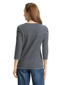 TOM TAILOR CASUAL WOMEN T-shirt boat neck stripe Freizeitshirts /-blusen TOM TAILOR CASUAL WOMEN
