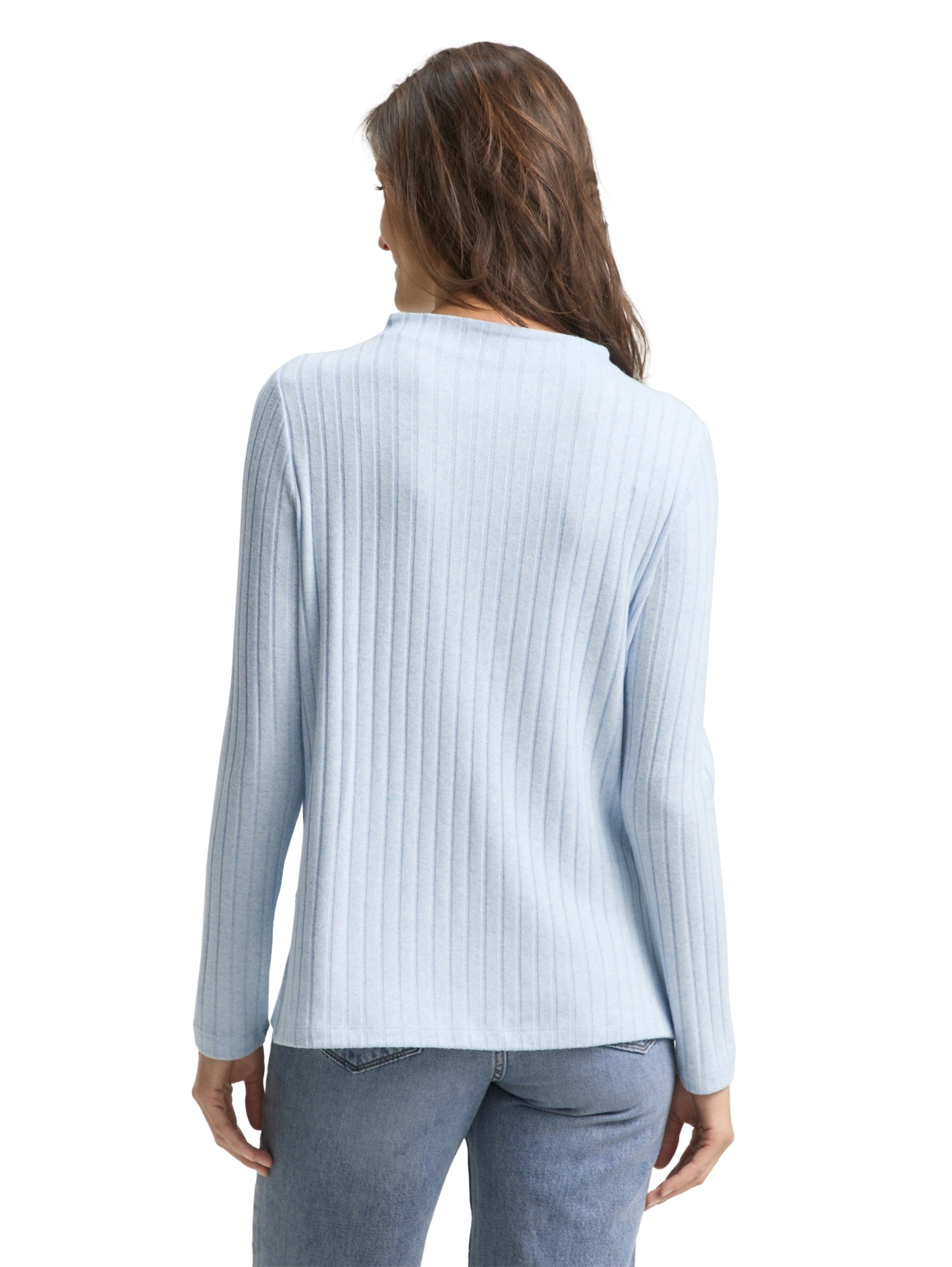 TOM TAILOR CASUAL WOMEN T-shirt cosy wide rib mock neck Freizeitshirts /-hemden TOM TAILOR CASUAL WOMEN