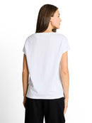 TOM TAILOR CASUAL WOMEN T-shirt crew neck ajour deplac Freizeitshirts /-hemden TOM TAILOR CASUAL WOMEN
