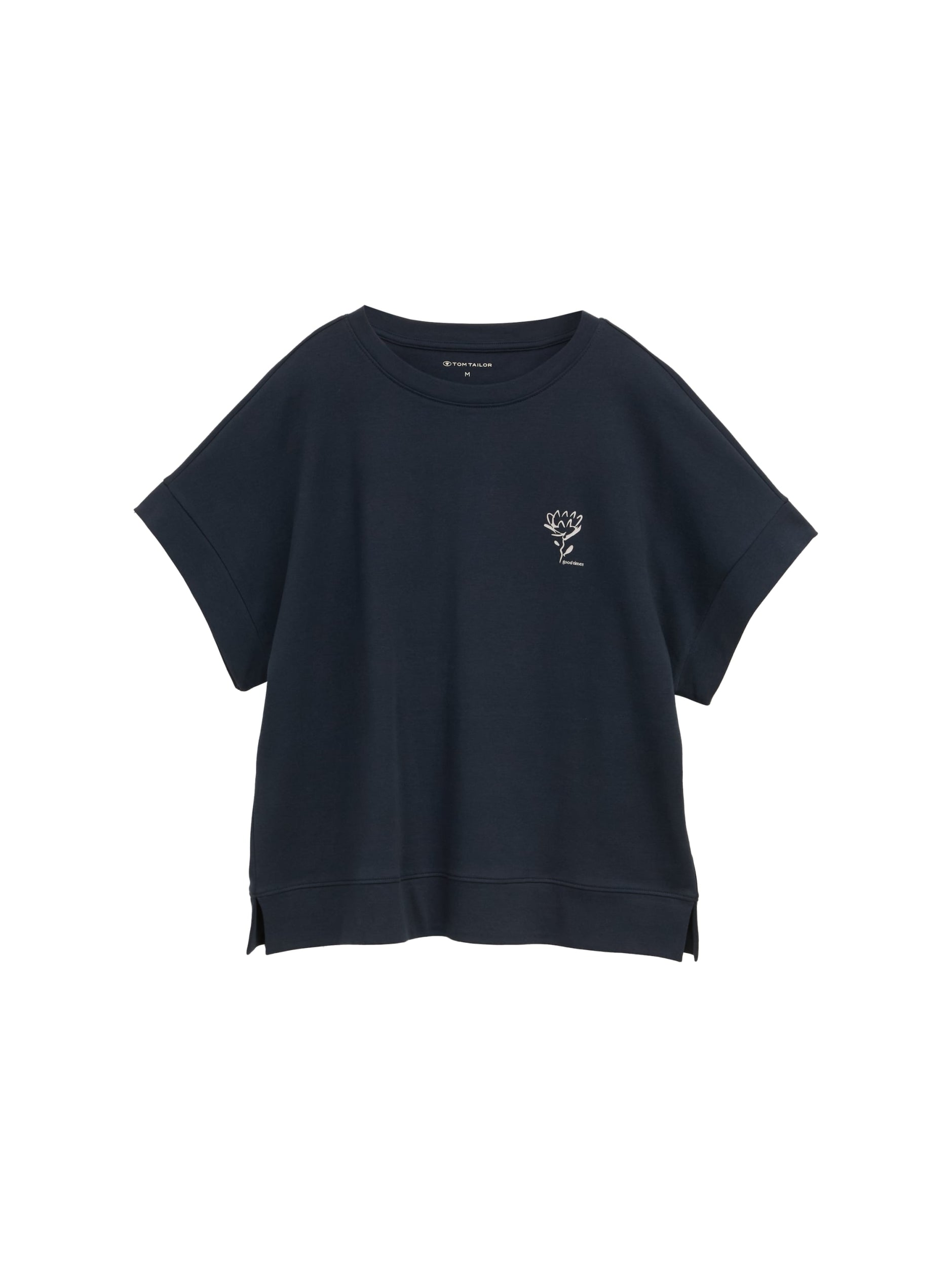 TOM TAILOR CASUAL WOMEN T-shirt crew neck chest artwor Freizeitshirts /-hemden TOM TAILOR CASUAL WOMEN 11019 XS
