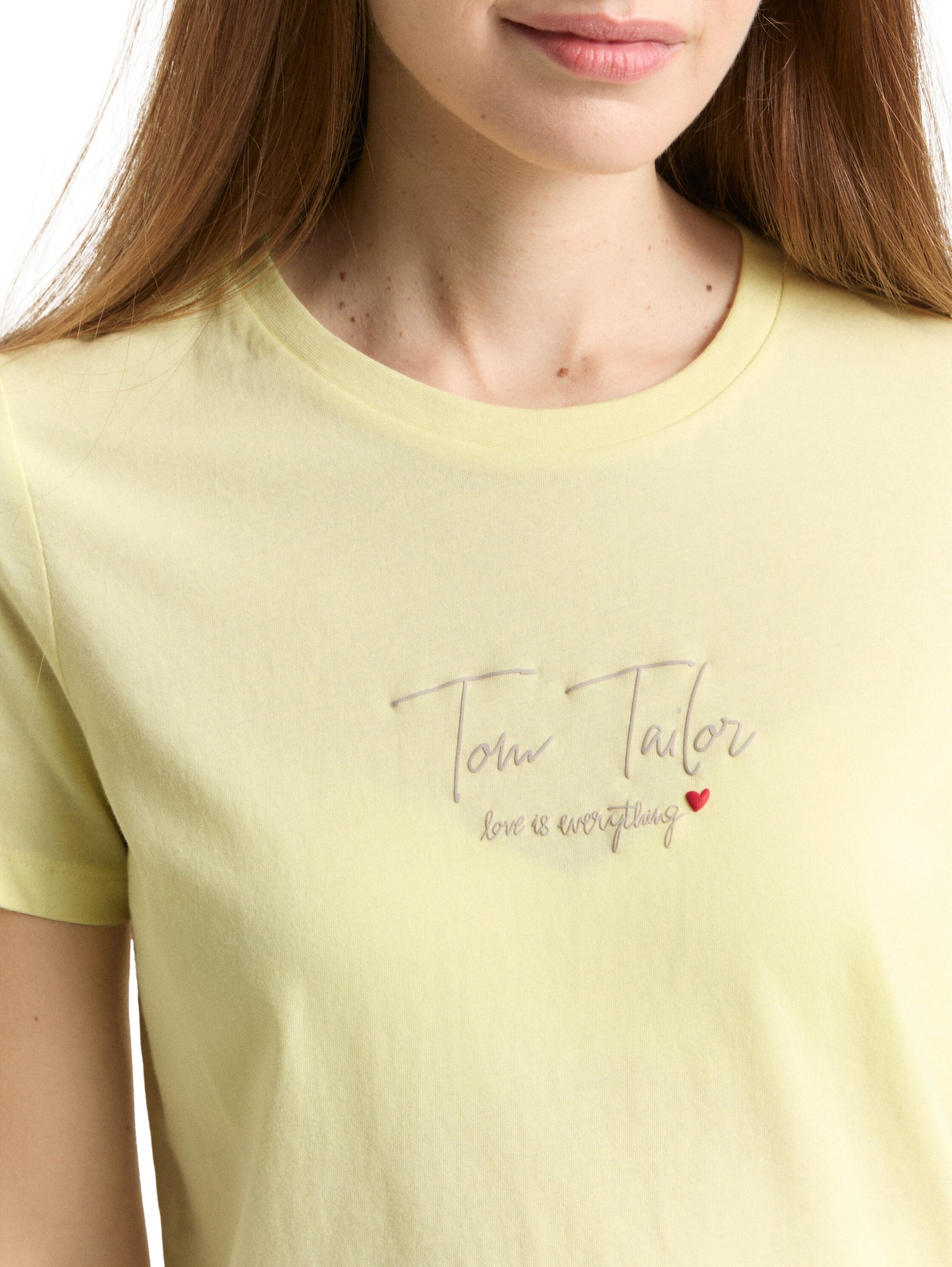 TOM TAILOR CASUAL WOMEN T-shirt crew neck logo Freizeitshirts /-hemden TOM TAILOR CASUAL WOMEN