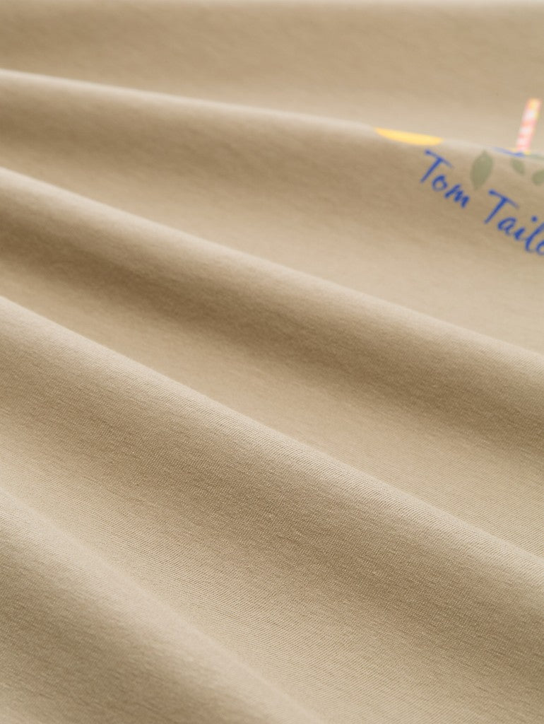TOM TAILOR CASUAL WOMEN T-shirt crew necck with print Freizeitshirts /-hemden TOM TAILOR CASUAL WOMEN