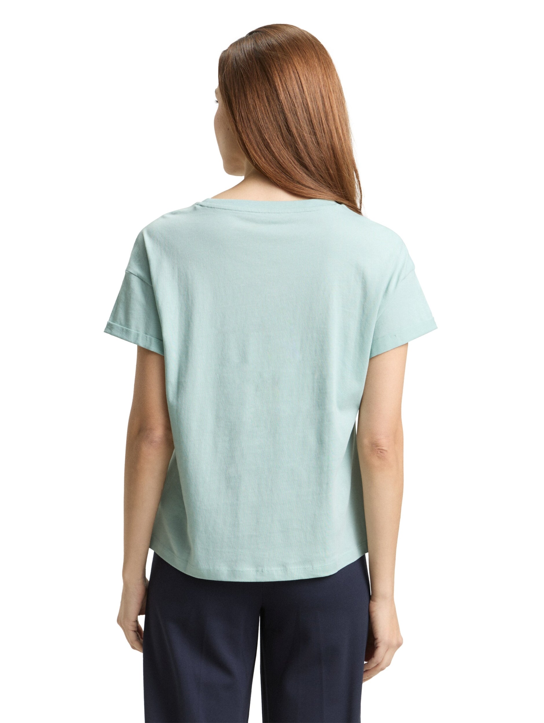 TOM TAILOR CASUAL WOMEN T-shirt drop schoulder chest Freizeitshirts /-hemden TOM TAILOR CASUAL WOMEN