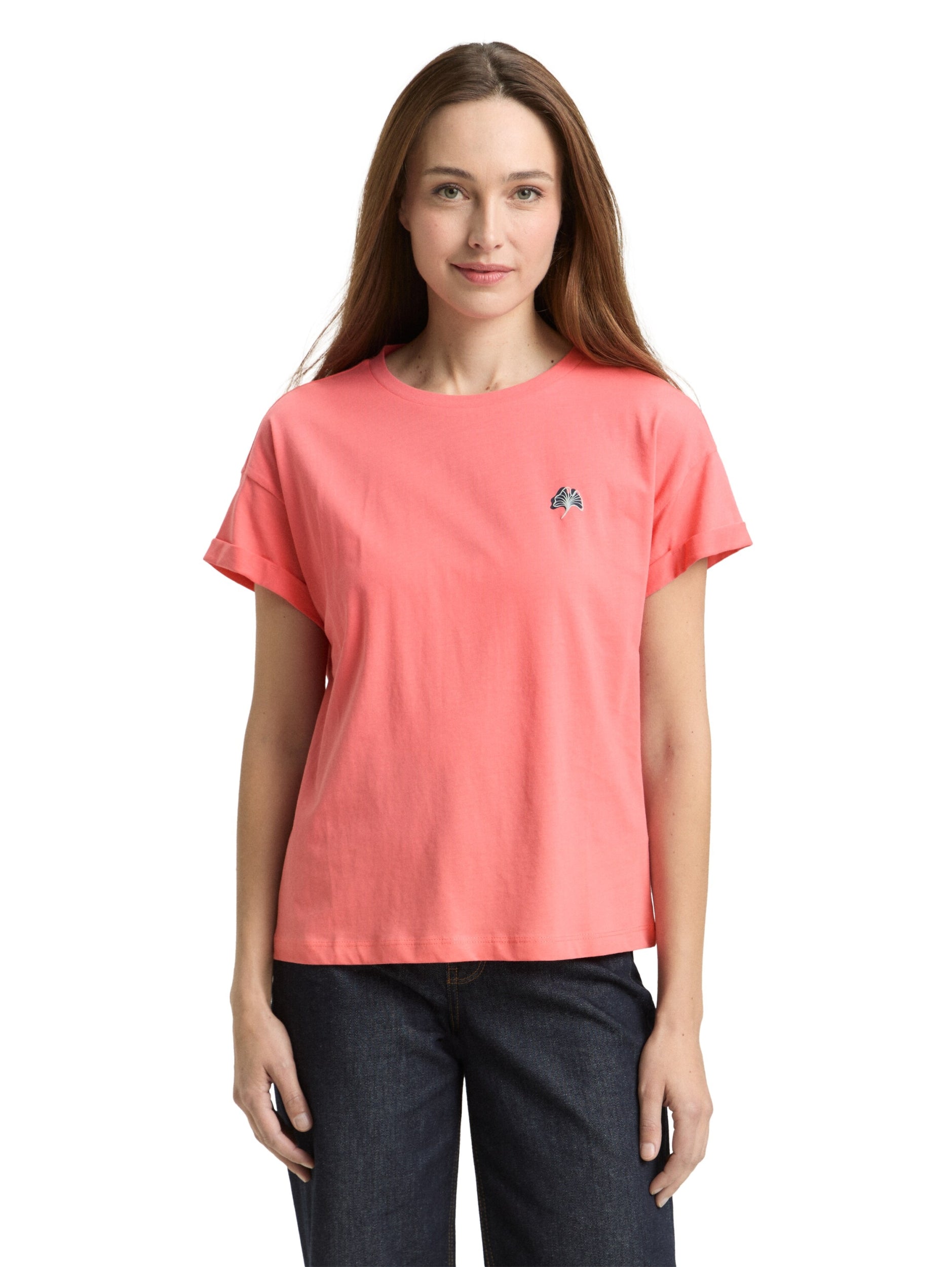 TOM TAILOR CASUAL WOMEN T-shirt drop schoulder chest Freizeitshirts /-hemden TOM TAILOR CASUAL WOMEN