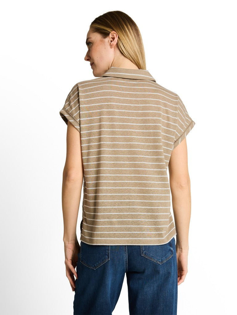 TOM TAILOR CASUAL WOMEN T-Shirt polo collar batwing Freizeitshirts /-hemden TOM TAILOR CASUAL WOMEN