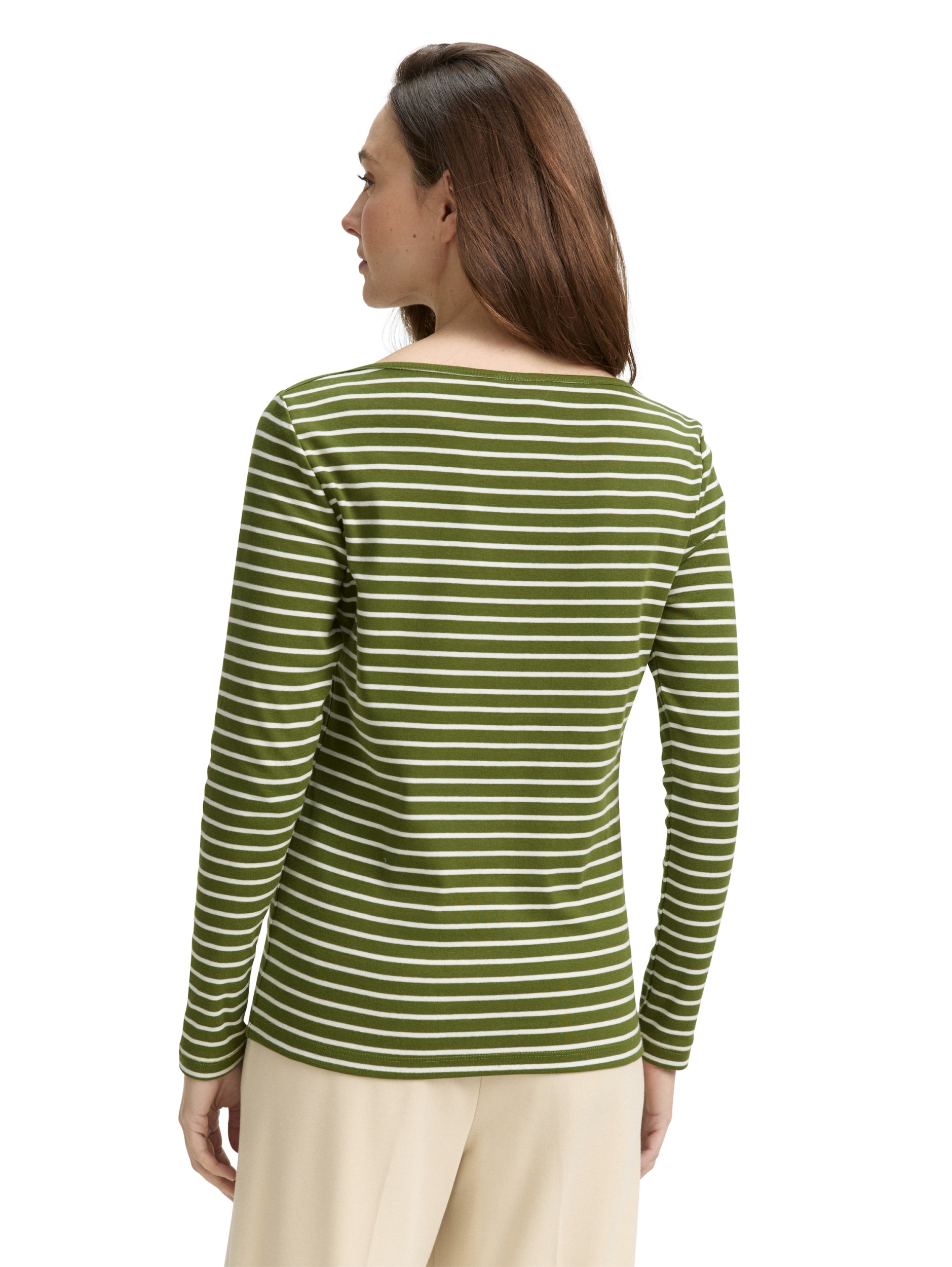 TOM TAILOR CASUAL WOMEN T-shirt striped boatneck Freizeitshirts /-hemden TOM TAILOR CASUAL WOMEN