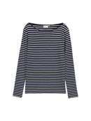 TOM TAILOR CASUAL WOMEN T-shirt striped boatneck Freizeitshirts /-hemden TOM TAILOR CASUAL WOMEN 38573 S