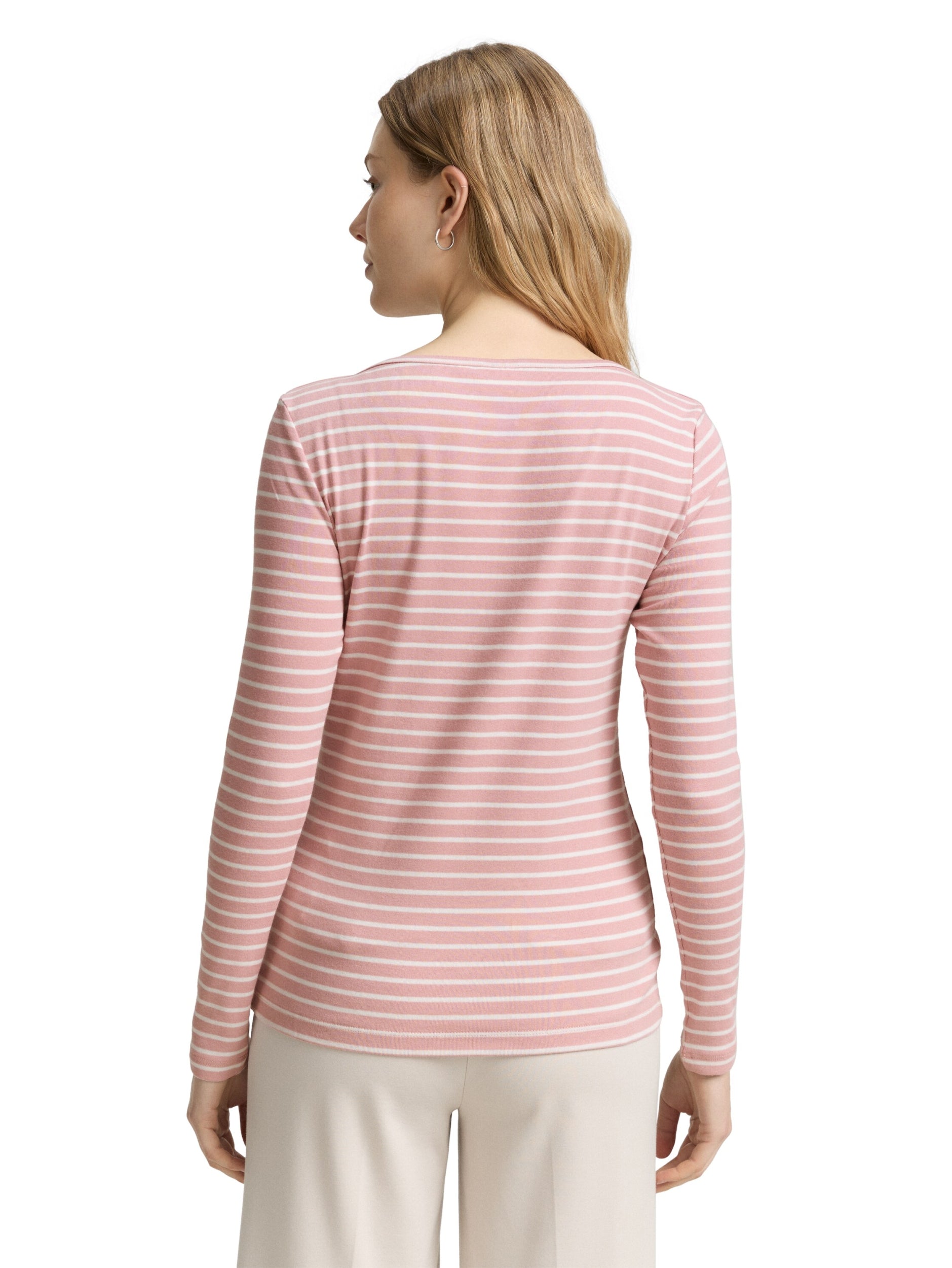 TOM TAILOR CASUAL WOMEN T-shirt striped boatneck Freizeitshirts /-blusen TOM TAILOR CASUAL WOMEN