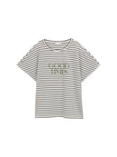 TOM TAILOR CASUAL WOMEN T-shirt striped with pri Freizeitshirts /-hemden TOM TAILOR CASUAL WOMEN 38585 XS