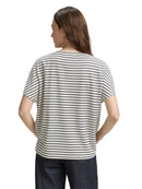 TOM TAILOR CASUAL WOMEN T-shirt striped with pri Freizeitshirts /-hemden TOM TAILOR CASUAL WOMEN