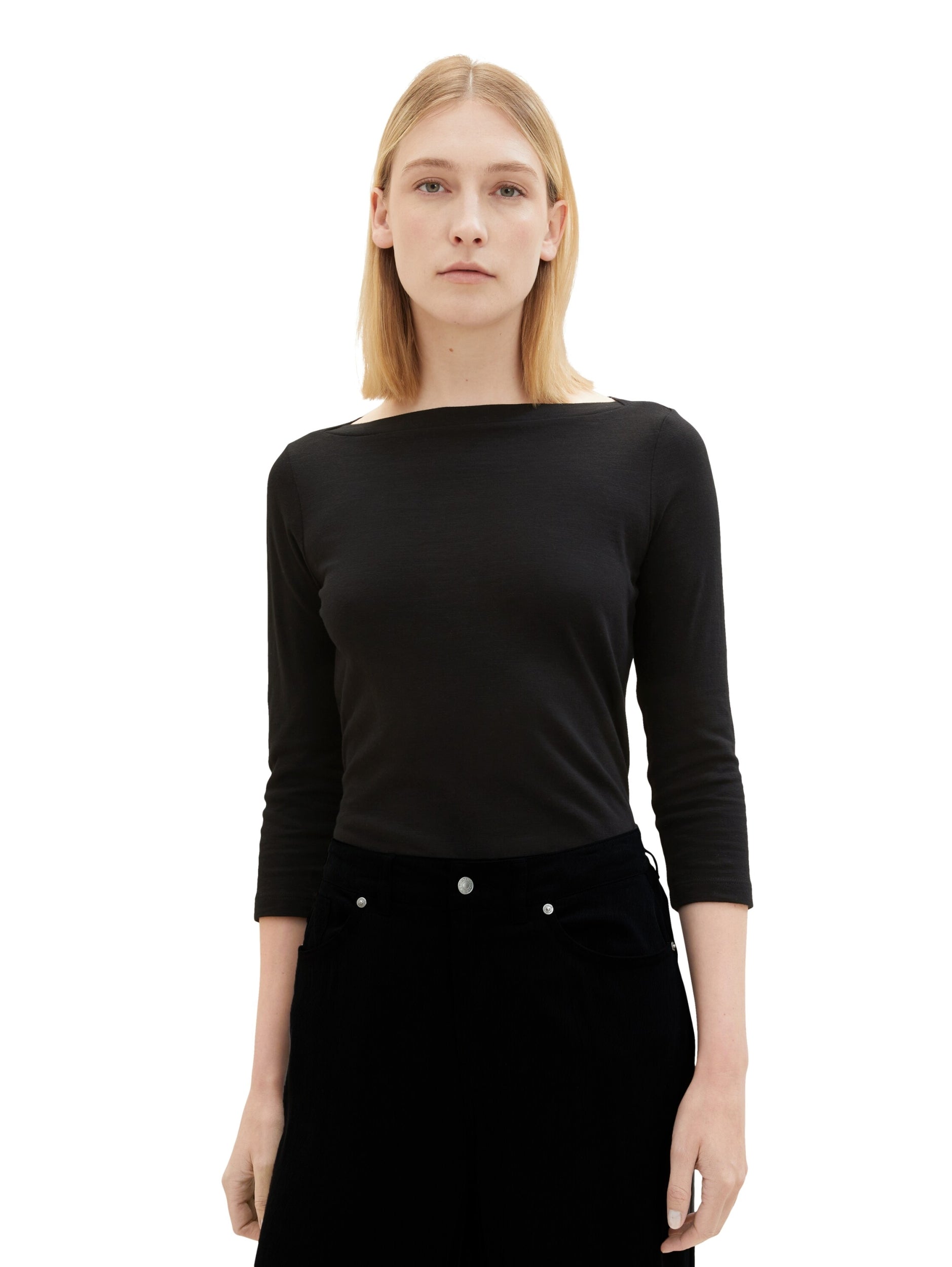 TOM TAILOR CASUAL WOMEN TSHIRT BASIC SLUB NOS Freizeitshirts /-blusen TOM TAILOR CASUAL WOMEN