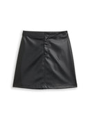 TOM TAILOR DENIM WOMEN mini fake leather skirt Kleider & Röcke TOM TAILOR DENIM WOMEN 14482 XS