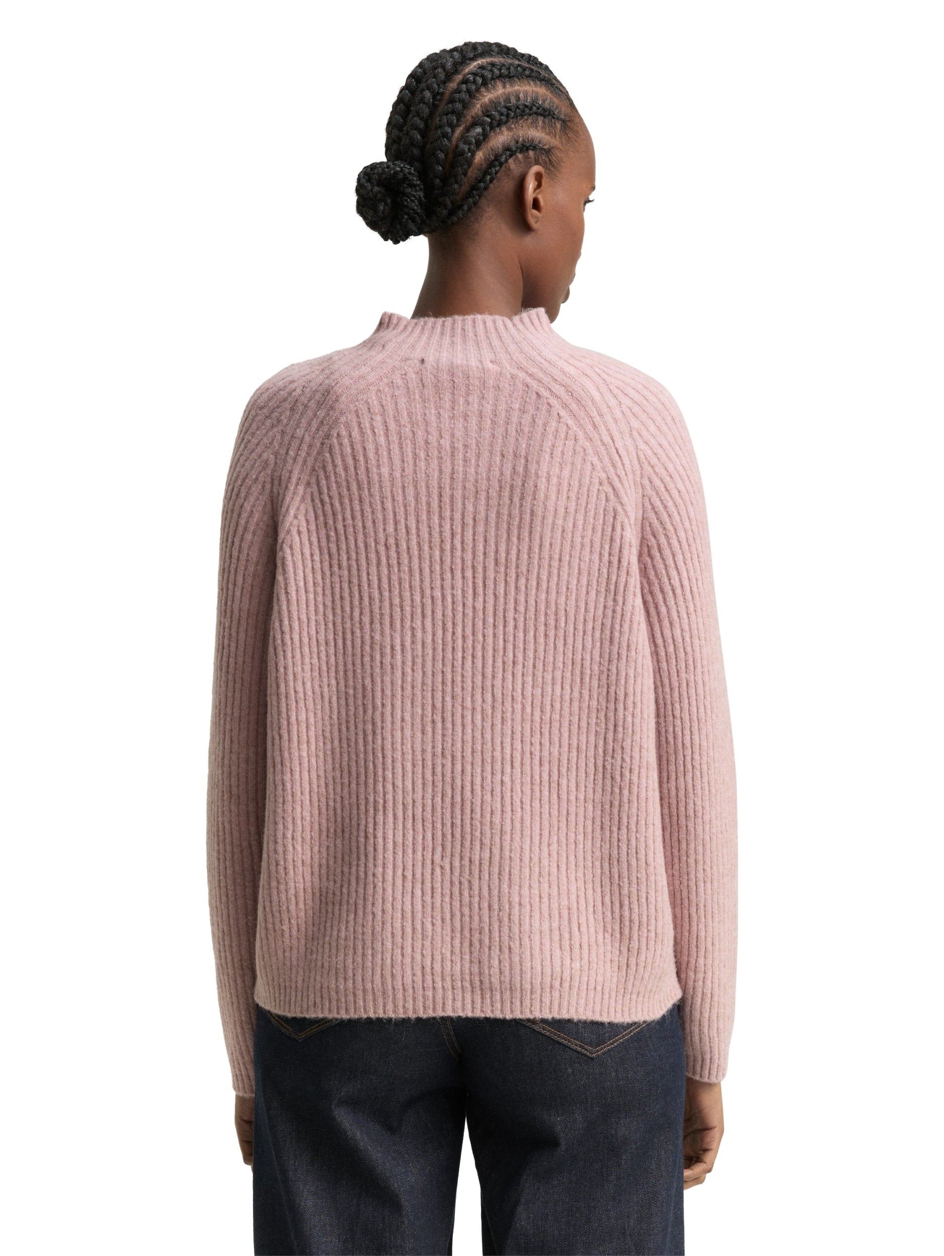 TOM TAILOR DENIM WOMEN cozy mock neck pullover Freizeitpullover TOM TAILOR DENIM WOMEN