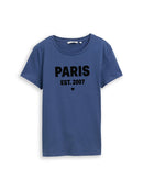 TOM TAILOR DENIM WOMEN basic T-Shirt m. Print Freizeitshirts /-blusen TOM TAILOR DENIM WOMEN 10318 XS