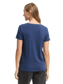 TOM TAILOR DENIM WOMEN basic T-Shirt m. Print Freizeitshirts /-blusen TOM TAILOR DENIM WOMEN