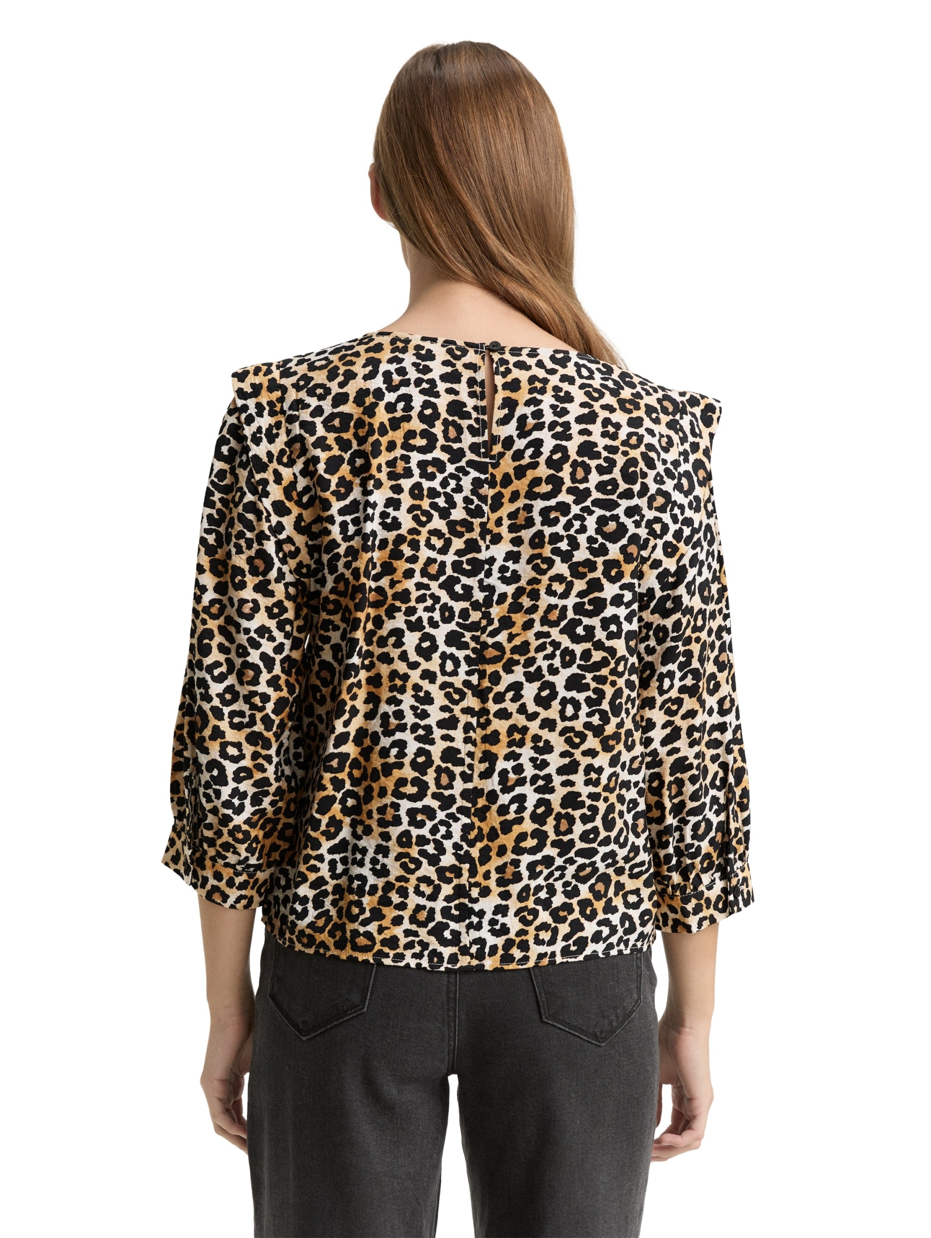TOM TAILOR DENIM WOMEN blouse with sleeve detail Freizeitshirts /-blusen TOM TAILOR DENIM WOMEN