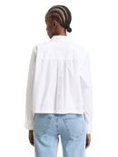 TOM TAILOR DENIM WOMEN boxy poplin shirt with details Freizeitshirts /-blusen TOM TAILOR DENIM WOMEN
