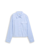 TOM TAILOR DENIM WOMEN boxy poplin shirt with details Freizeitshirts /-blusen TOM TAILOR DENIM WOMEN 34878 XS