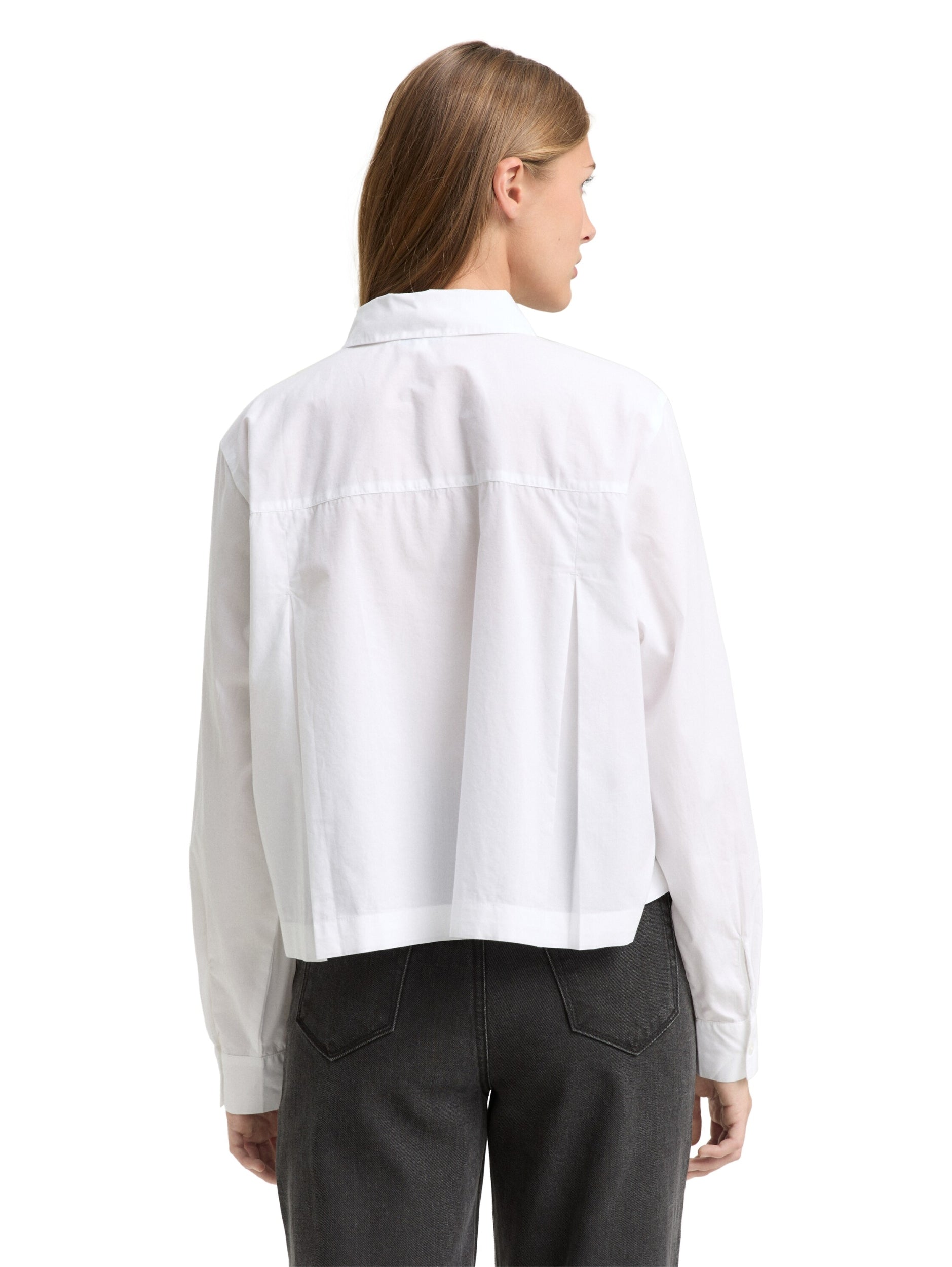TOM TAILOR DENIM WOMEN boxy poplin shirt with pocket Freizeitshirts /-blusen TOM TAILOR DENIM WOMEN