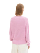 TOM TAILOR DENIM WOMEN CREW NECK PULLOVER 31646 SOFT SUMMER PINK Freizeitpullover TOM TAILOR DENIM WOMEN