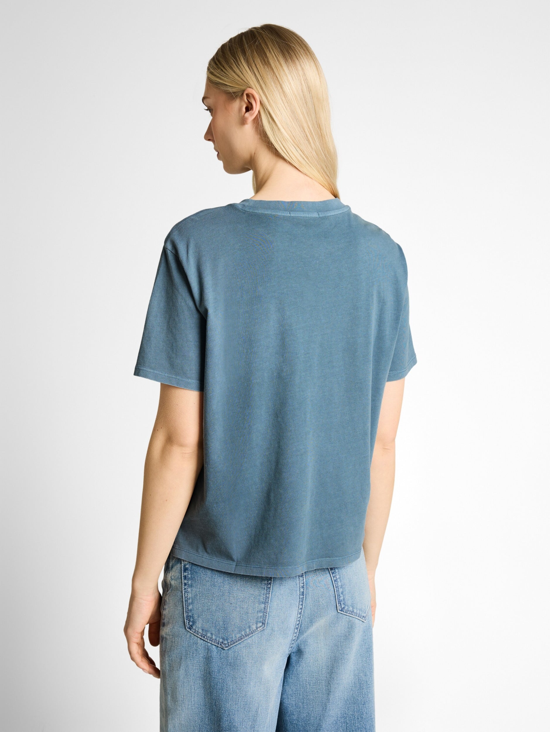 TOM TAILOR DENIM WOMEN Dyed boxy T-shirt Freizeitshirts /-blusen TOM TAILOR DENIM WOMEN