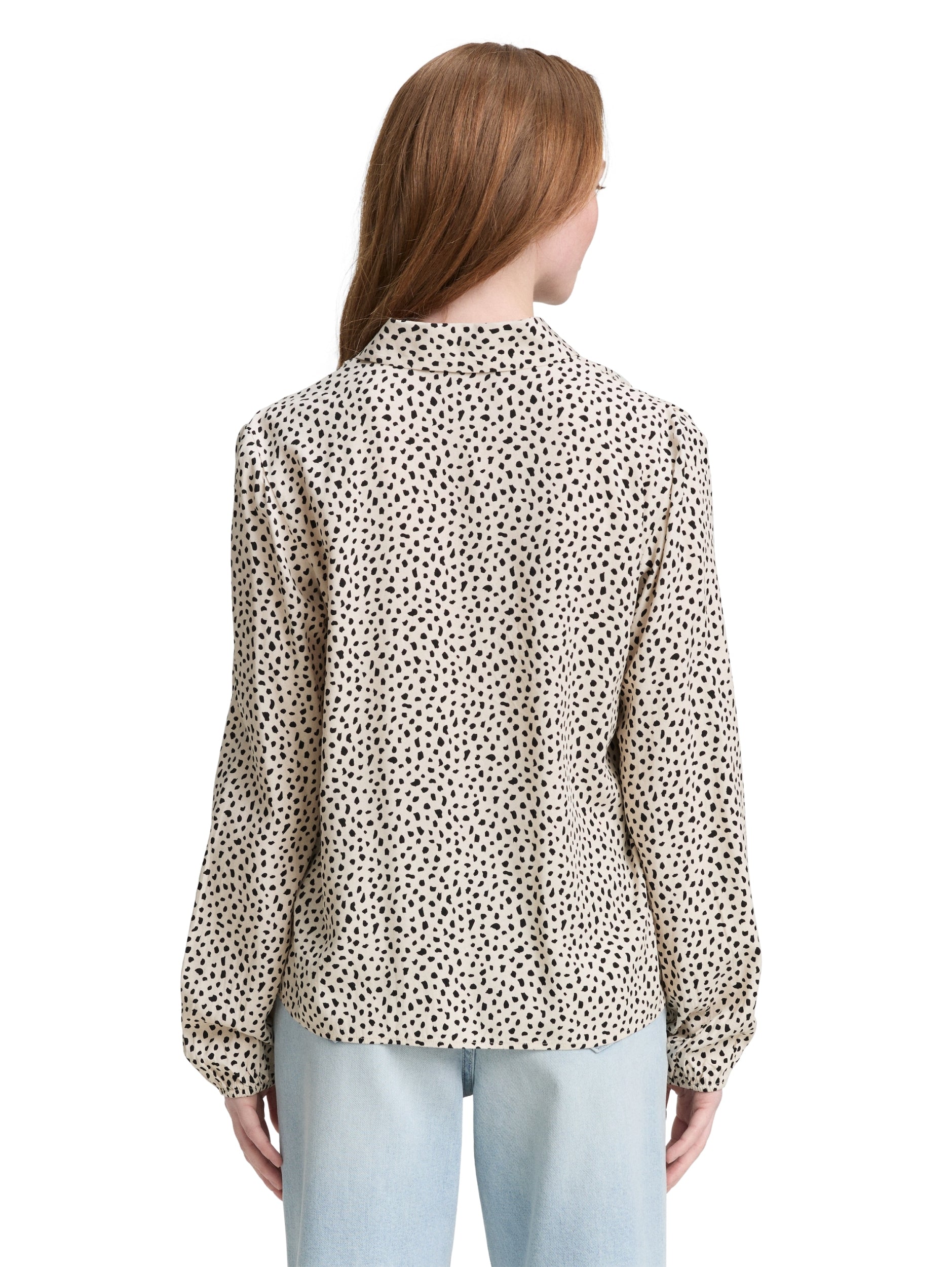TOM TAILOR DENIM WOMEN feminine blouse with placket Freizeitshirts /-blusen TOM TAILOR DENIM WOMEN