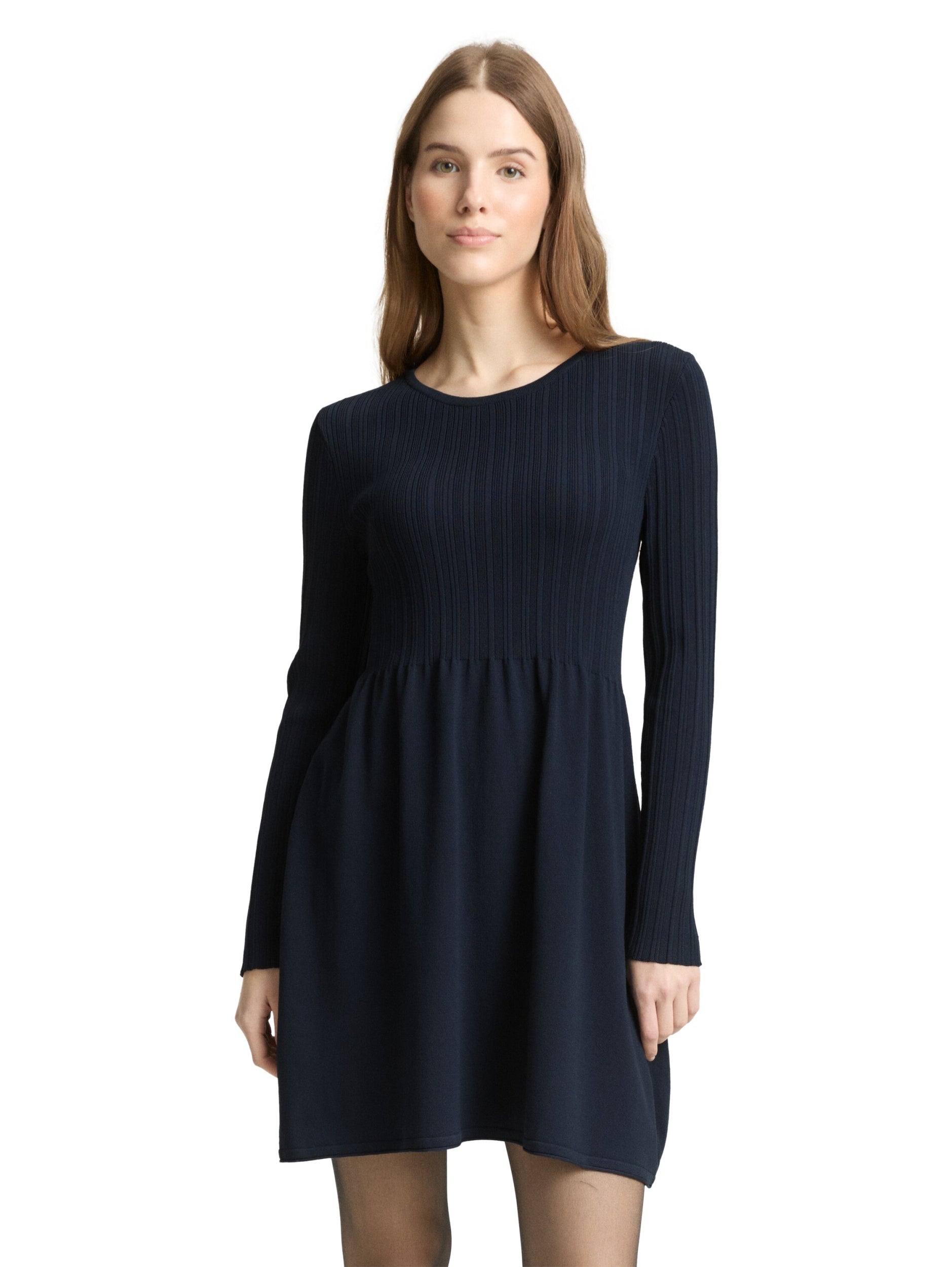 TOM TAILOR DENIM WOMEN knitted rib a-shape dress Freizeitshirts /-blusen TOM TAILOR DENIM WOMEN