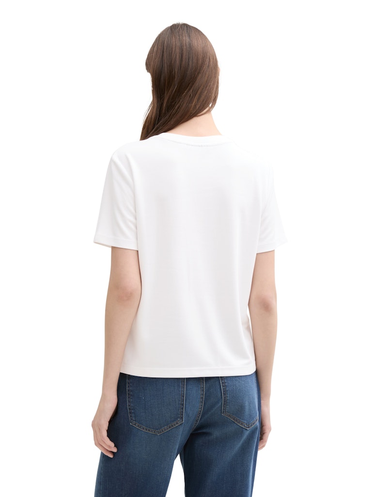 TOM TAILOR DENIM WOMEN MODERN FLUENT T-SHIRT NOS Freizeitshirts /-blusen TOM TAILOR DENIM WOMEN