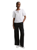 TOM TAILOR DENIM WOMEN poplin blouse with bow detail Freizeitshirts /-blusen TOM TAILOR DENIM WOMEN