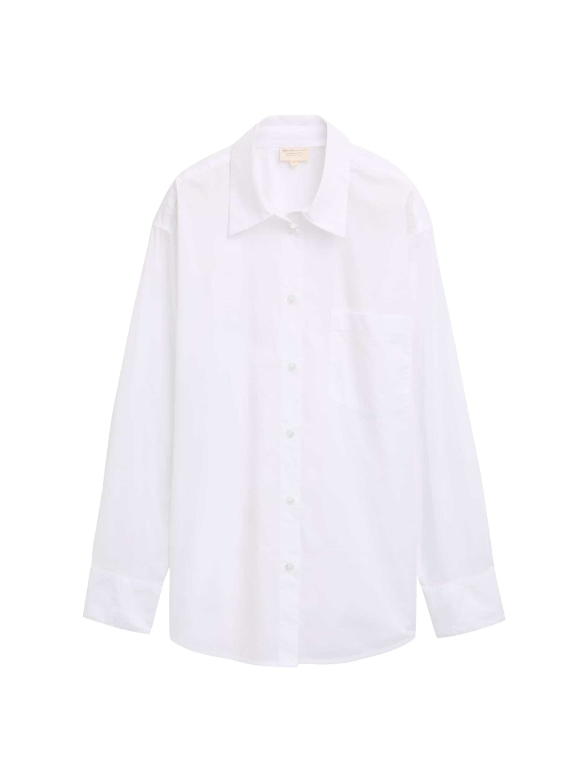 TOM TAILOR DENIM WOMEN poplin shirt with pocket Freizeitshirts /-blusen TOM TAILOR DENIM WOMEN 20000 XS