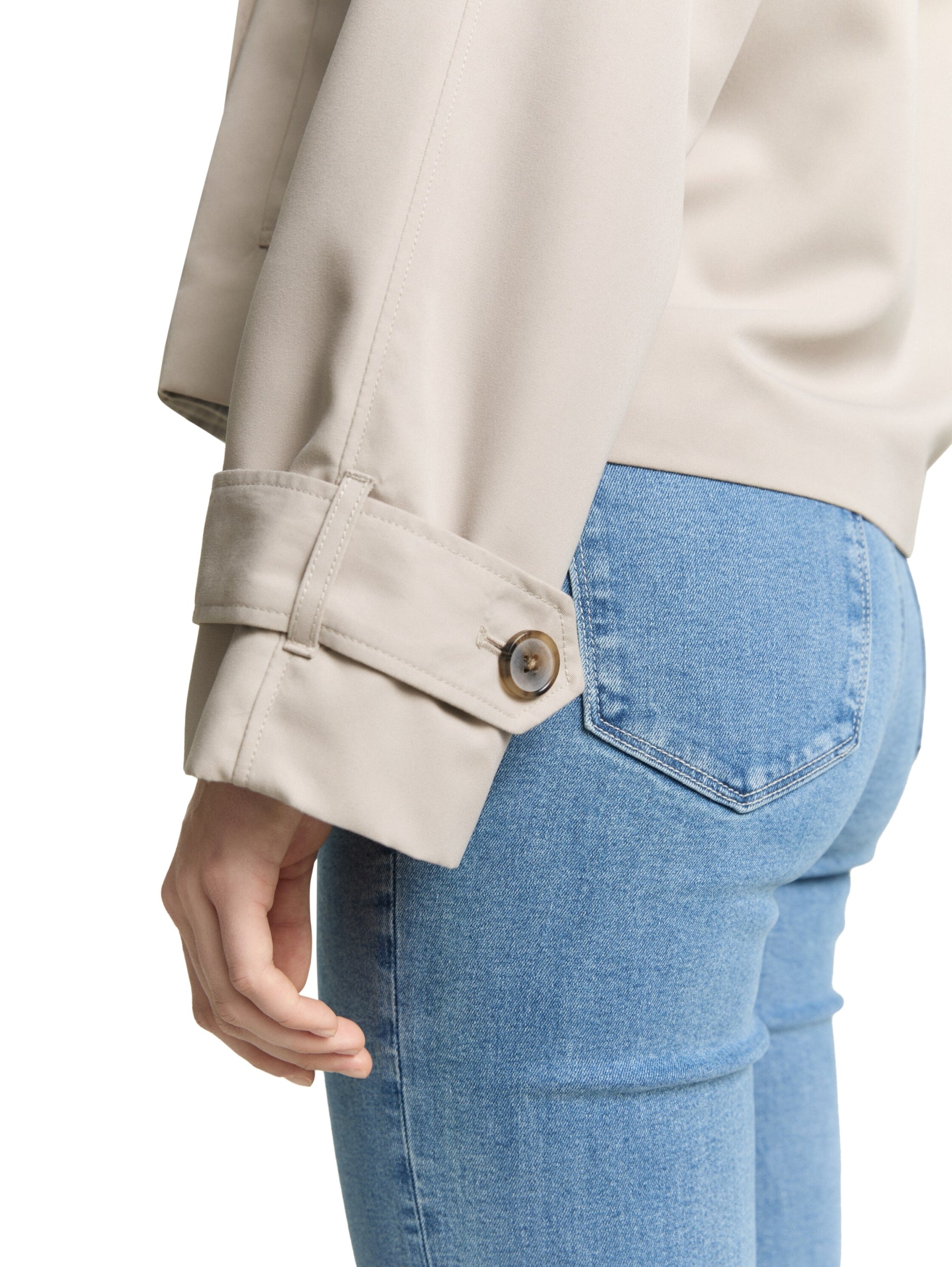 TOM TAILOR DENIM WOMEN short trenchcoat Freizeitjacken TOM TAILOR DENIM WOMEN