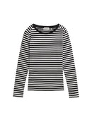 TOM TAILOR DENIM WOMEN STRIPED INTERLOCK T-SHIRT Freizeitshirts /-blusen TOM TAILOR DENIM WOMEN 32575 XS